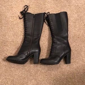 Timberland Black lace up boots stratham heights